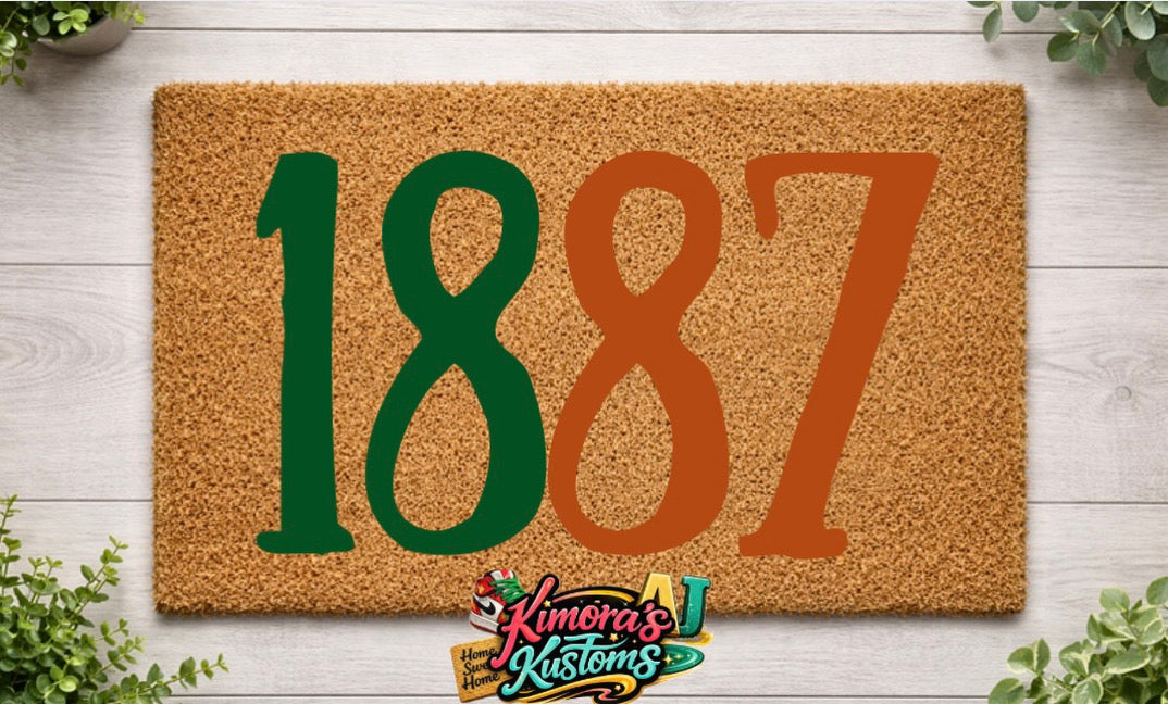 Custom FAMU Doormats